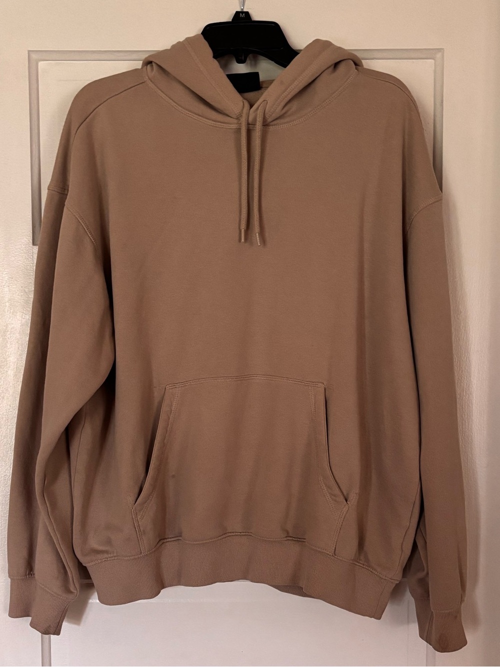 H&M Men's Pullover Hoodie in Beige
